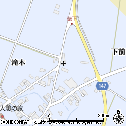 青森県南津軽郡藤崎町徳下滝本81-1周辺の地図