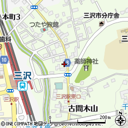 青森県三沢市古間木山68-54周辺の地図