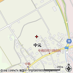 青森県藤崎町（南津軽郡）中島（中元）周辺の地図