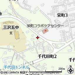 青森県三沢市古間木山124周辺の地図