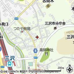 青森県三沢市古間木山68-155周辺の地図