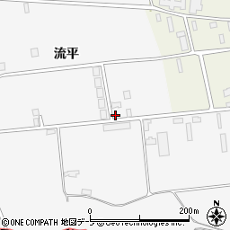 青森県三沢市三沢流平周辺の地図