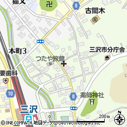 青森県三沢市古間木山68-68周辺の地図