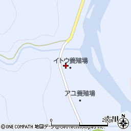 青森県西津軽郡鰺ヶ沢町一ツ森町崩ケ沢周辺の地図
