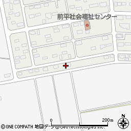 青森県三沢市前平1丁目3周辺の地図