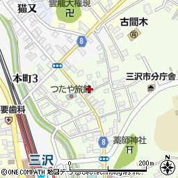 青森県三沢市古間木山68-61周辺の地図