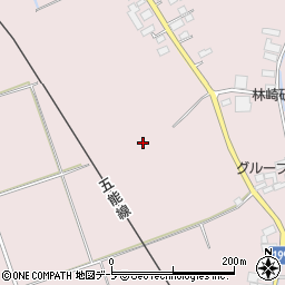 青森県藤崎町（南津軽郡）林崎（亀田）周辺の地図
