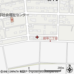 青森県三沢市前平2丁目7-3周辺の地図