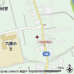 青森県黒石市三島村里94周辺の地図