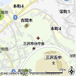 青森県三沢市古間木山141-45周辺の地図