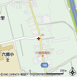 青森県黒石市三島村里50周辺の地図