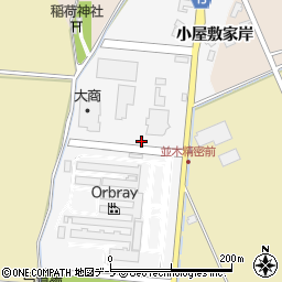 青森県黒石市下目内澤小屋敷添周辺の地図