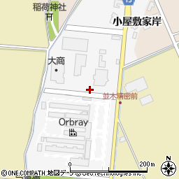 青森県黒石市下目内澤（小屋敷添）周辺の地図