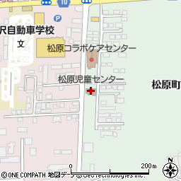 松原児童センター周辺の地図