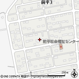 青森県三沢市前平1丁目周辺の地図