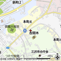 青森県三沢市古間木山40周辺の地図
