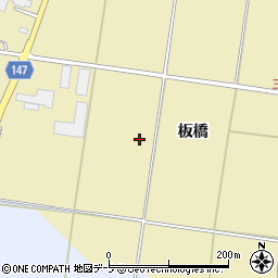 青森県藤崎町（南津軽郡）福島（板橋）周辺の地図