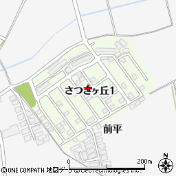 青森県三沢市さつきヶ丘周辺の地図