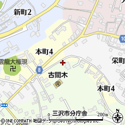 青森県三沢市古間木山41周辺の地図