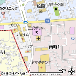 西松屋三沢南町店周辺の地図