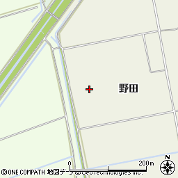 青森県弘前市大川（野田）周辺の地図