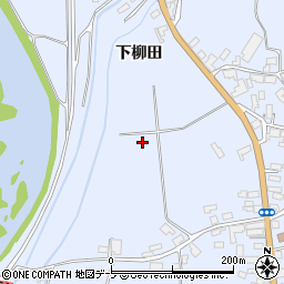 青森県北津軽郡板柳町飯田下柳田周辺の地図