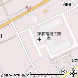 東和電機工業株式会社　守衛室周辺の地図