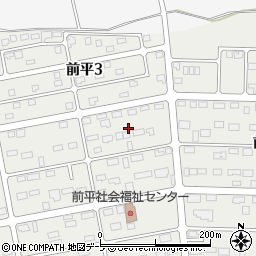 青森県三沢市前平1丁目8周辺の地図