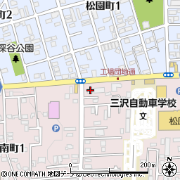 有限会社テクノワークス三沢工場周辺の地図