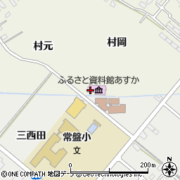 藤崎町役場　常盤出張所常盤ふるさと資料館あすか周辺の地図