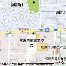 青森産業機械講習センター　三沢校周辺の地図