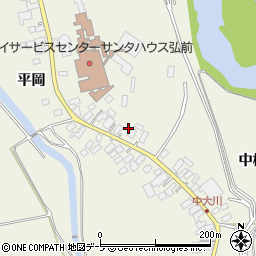 青森県弘前市大川中桜川13-1周辺の地図