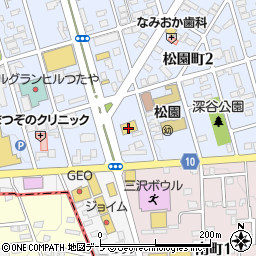 かっぱ寿司 三沢店周辺の地図