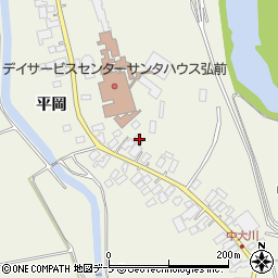 青森県弘前市大川中桜川14周辺の地図