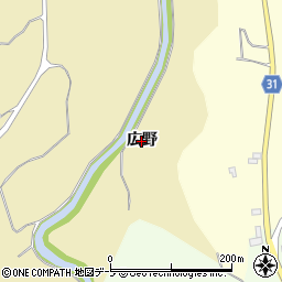 青森県弘前市鬼沢（広野）周辺の地図