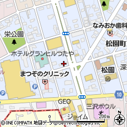 ＥＮＥＯＳセルフ三沢ＳＳ周辺の地図