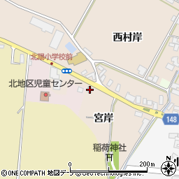 青森県黒石市小屋敷宮岸34周辺の地図