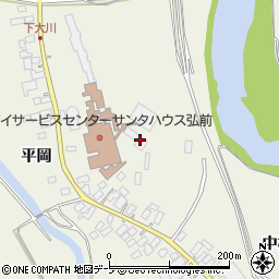 青森県弘前市大川中桜川52周辺の地図