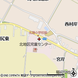 青森県黒石市東馬場尻小屋敷宮岸21-4周辺の地図