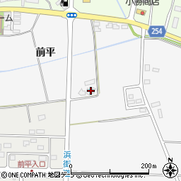 青森県三沢市三沢前平57周辺の地図