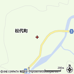 青森県西津軽郡鰺ヶ沢町松代町土倉周辺の地図