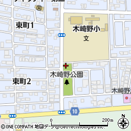 木崎野公園トイレ周辺の地図