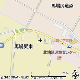 青森県黒石市馬場尻東25-13周辺の地図