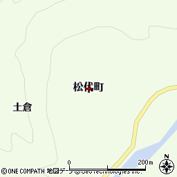 青森県西津軽郡鰺ヶ沢町松代町周辺の地図