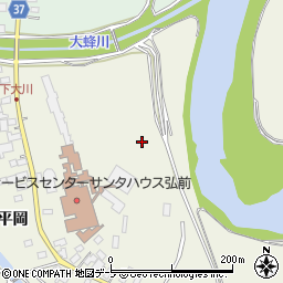 青森県弘前市大川中桜川69-3周辺の地図