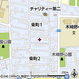 青森県三沢市東町1丁目6周辺の地図