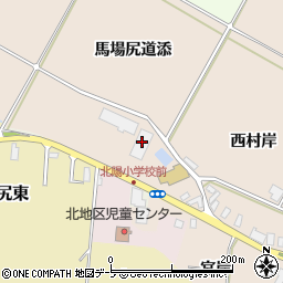 青森県黒石市小屋敷（馬場尻道添）周辺の地図