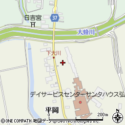 青森県弘前市大川中桜川22周辺の地図