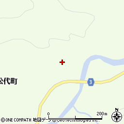 青森県西津軽郡鰺ヶ沢町松代町土倉7周辺の地図