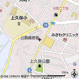 青森県三沢市大町周辺の地図